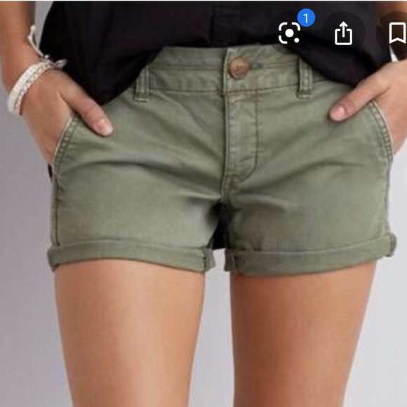American Eagle Outfitters Pants - NWOT American Eagle Olive Midi Shorts